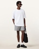 Warden Striped Seersucker Swim Shorts