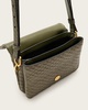 Jupiter Snake Effect Leather Crossbody Bag