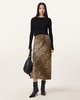 Hera Leopard Print 2-In-1 Midi Dress