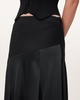 Pia Satin Asymmetric Maxi Skirt