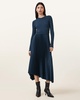Fay Long Sleeve Asymmetric Dress