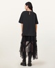 Jose Tiered Lace Midi Skirt