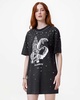 Asp Embellished Slouchy Mini T-Shirt Dress