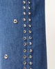 Blake Studded Wide Leg Denim Jeans