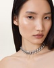 Nya Hexagon Chain Choker Necklace