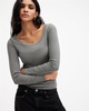 Rina Long Sleeve Scoop Neck T-Shirt