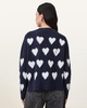 Amora Love Heart Jacquard Sweater