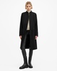 Sidney Wool Cashmere Blend Tailored Coat