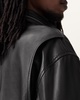Halton Funnel Collar Leather Jacket