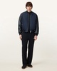 Myler Leather Sleeve Bomber