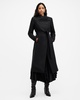 Riley Wrap Around Belted Long Line Coat