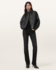 Ryder Funnel Neck Leather Jacket