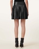 Vena Leather Kilt Skirt