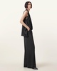 Abi Lace Trim Draped Top