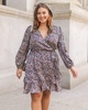The Drop Women's Floral Print Wrap Front Long Sleeve Dress by @caralynmirand