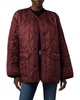 Hudson Jeans Women's Oversized Quilted Liner, Merlot