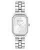 Women's Quartz Silver-Tone Octagonal Metal Alloy Bracelet Watch, 24mm