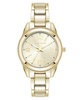 Women's Quartz Bold Coin Edge Bezel Gold-Tone Alloy Metal Watch, 32mm