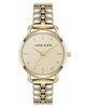 Women's Quartz Signature Gold-Tone Metal Alloy Watch, 30mm