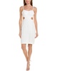 BCBGeneration Women's Sleeveless Sweetheart Neck Twill Mini Day Dress