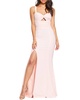 Dress the Population Women's Brooke Sleeveless Cut-Out Long Gown Dress