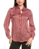 Anne Klein Women's Ls Button Down Blouse
