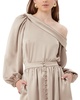 Trina Turk Women's One Shoulder Satin Blouse