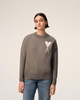 Taupe Wool Ami de Coeur Sweater