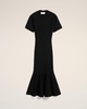 Black Godet Dress