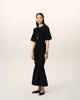 Black Godet Dress