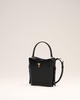 Black Leather Mini Paris Paris Bucket Bag