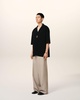Black Short Sleeve Polo