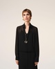 Black Pleated Midi Dress