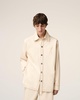 Beige Cotton Ami de Coeur Overshirt