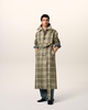 Beige Bounded Belted Mac