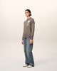 Taupe Wool Ami de Coeur Sweater