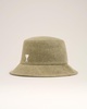 Green Cotton Ami de Coeur Embroidery Bucket Hat