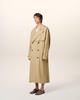 Beige Wool Trench Coat