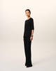 Black Cotton Short Sleeve T-Shirt