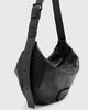 AllSaints real leather Madea snake shoulder bag