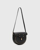 AllSaints MIRO SADDLE BAG in black
