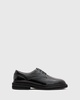 AllSaints escher leather derbys in black