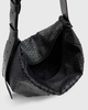 AllSaints real leather Madea snake shoulder bag