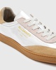 AllSaints Thelma sneakers in silver/pink