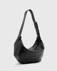 AllSaints real leather Madea snake shoulder bag
