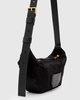 AllSaints Madea Luxe crossbody bag in black