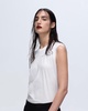 Classic Jersey Sleeveless Boy Tee - White