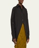 Portrait Collar Button Down Shirt