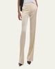 Straight-Leg Fluid Pull-On Pants