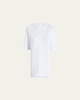 Luxe Seamed Cotton Short Sleeve T-Shirt